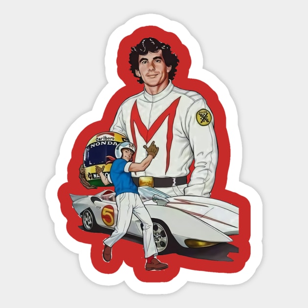 legend of speed racer Sticker by tutuppagar